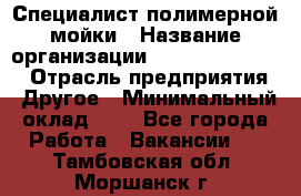 Специалист полимерной мойки › Название организации ­ Fast and Shine › Отрасль предприятия ­ Другое › Минимальный оклад ­ 1 - Все города Работа » Вакансии   . Тамбовская обл.,Моршанск г.